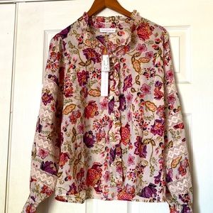 House of Harlow floral blouse